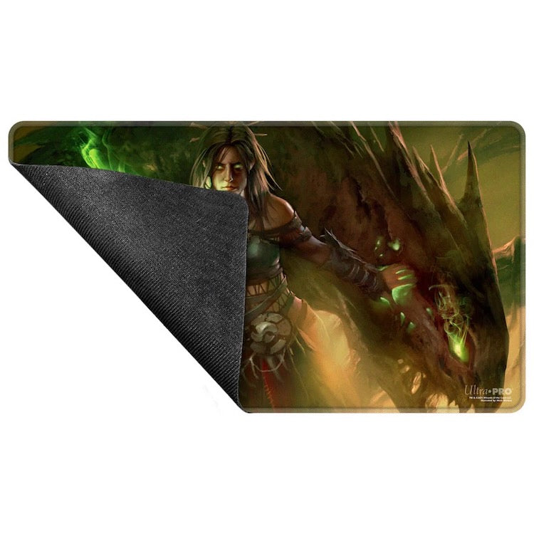 Commander Series #7 - Meren of Clan Nel Toth Stitched Playmat for Magic: The Gathering