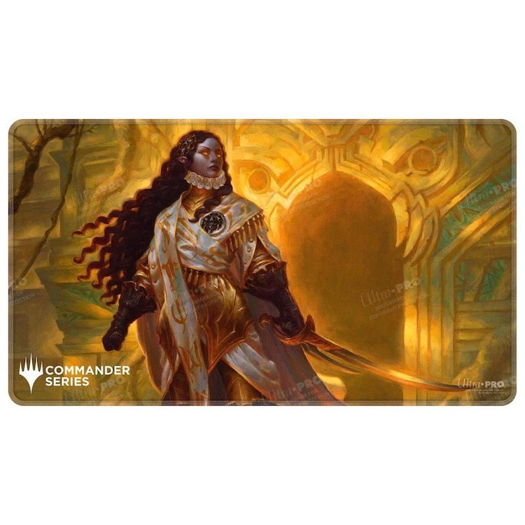 Commander Series #8 Elenda, the Dusk Rose Stitched Playmat for Magic: The Gathering