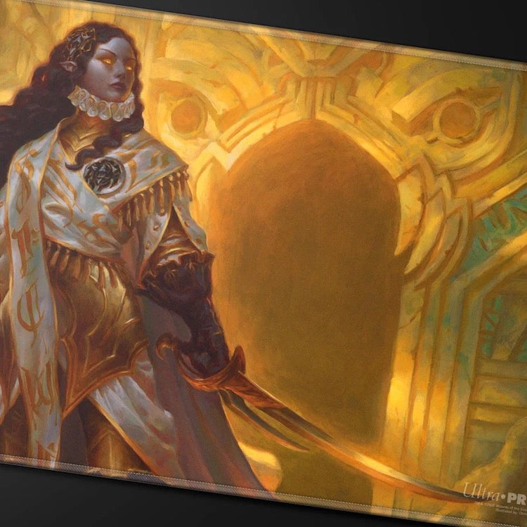 Commander Series #8 Elenda, the Dusk Rose Stitched Playmat for Magic: The Gathering
