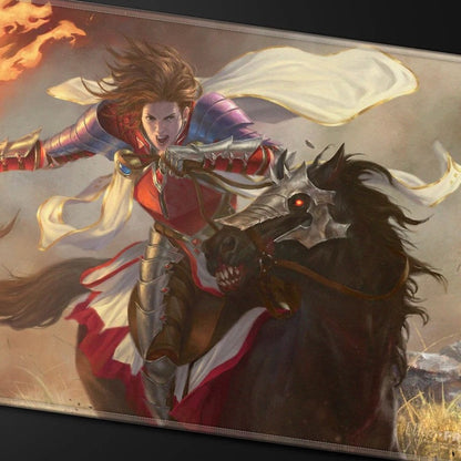 Commander Series #8 Syr Gwyn, Hero of Ashvale Stitched Playmat for Magic: The Gathering