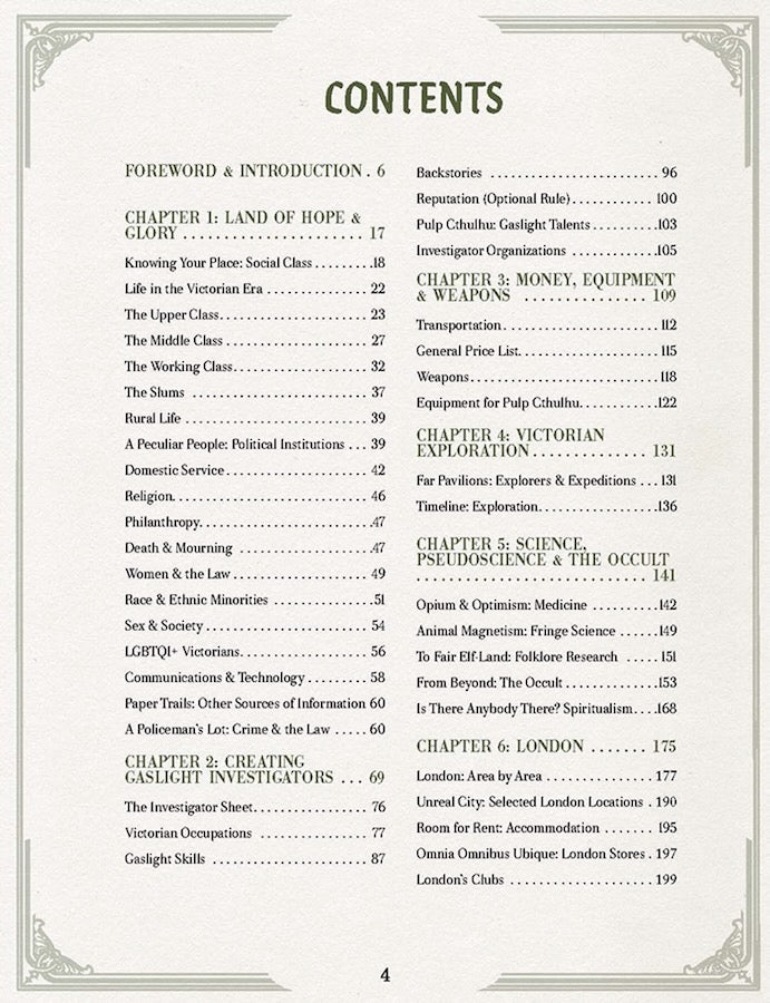 Cthulhu by Gaslight: Investigators' Guide