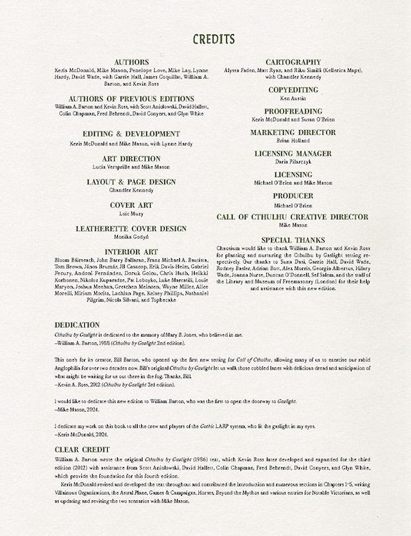 Cthulhu by Gaslight: Keepers' Guide