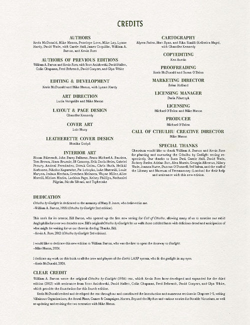 Cthulhu by Gaslight: Keepers' Guide