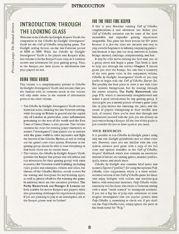 Cthulhu by Gaslight: Keepers' Guide