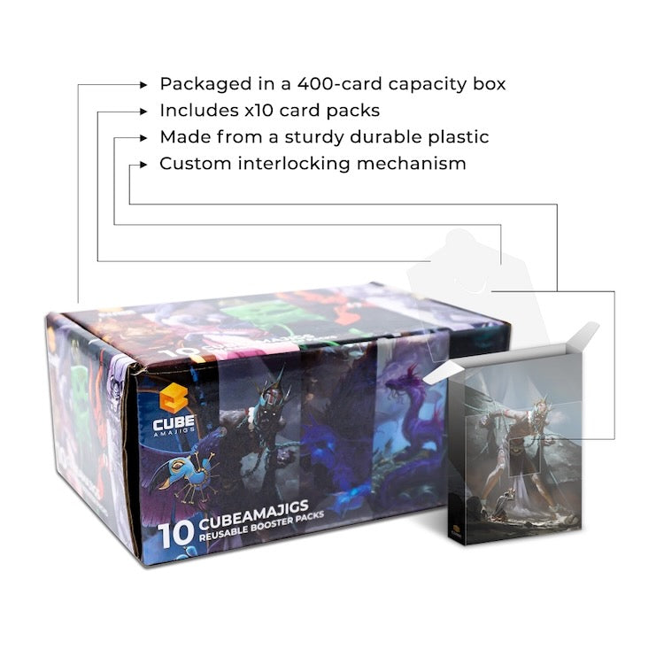 Cubeamajigs Reusable Gaming Packs - Big Bads Set 2