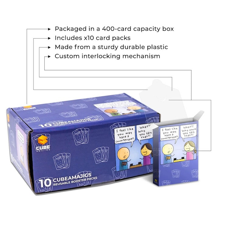 Cubeamajigs Reusable Gaming Packs - Cardboard Crack Set 2