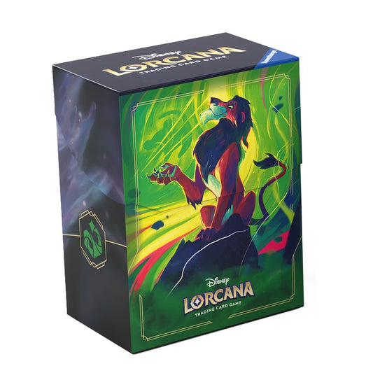 Azurite Sea: Scar - Vengeful Lion Deck Box for Disney Lorcana TCG