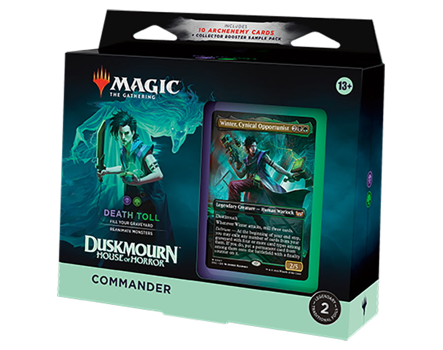 [PREORDER SEPT 20] Magic: The Gathering Duskmourn: House of Horror Commander Deck Bundle - Includes All 4 Decks