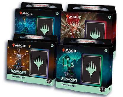 [PREORDER SEPT 20] Magic: The Gathering Duskmourn: House of Horror Commander Deck Bundle - Includes All 4 Decks