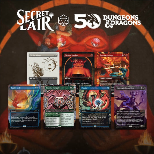 D&D 50th Anniversary Superdrop: Secret Lair x Dungeons & Dragons: An Exhibition of Adventure