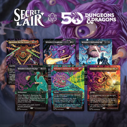 D&D 50th Anniversary Superdrop: Secret Lair x Dungeons & Dragons: Death Is in the Eyes of the Beholder II