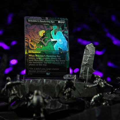 D&D 50th Anniversary Superdrop: Secret Lair x Dungeons & Dragons: Death Is in the Eyes of the Beholder II Rainbow Foil Edition