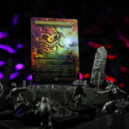 D&D 50th Anniversary Superdrop: Secret Lair x Dungeons & Dragons: Death Is in the Eyes of the Beholder II Rainbow Foil Edition