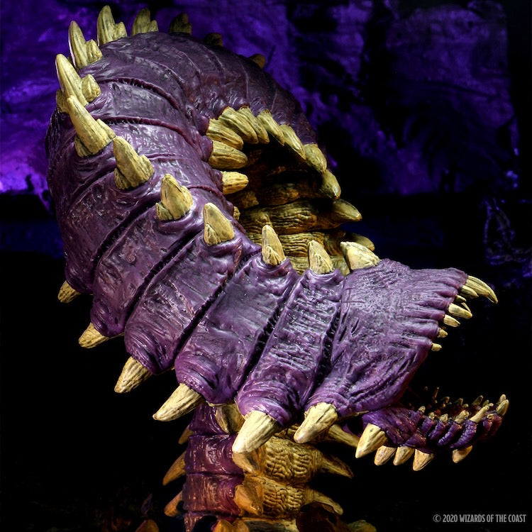 D&D Icons of the Realms: Fangs and Talons - Purple Worm