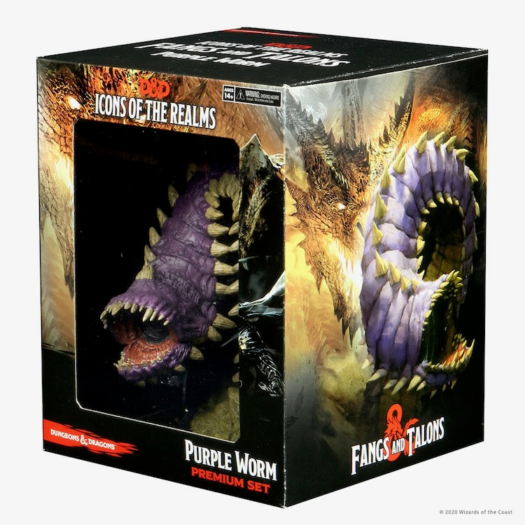 D&D Icons of the Realms: Fangs and Talons - Purple Worm