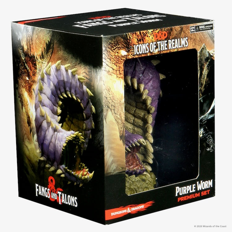D&D Icons of the Realms: Fangs and Talons - Purple Worm