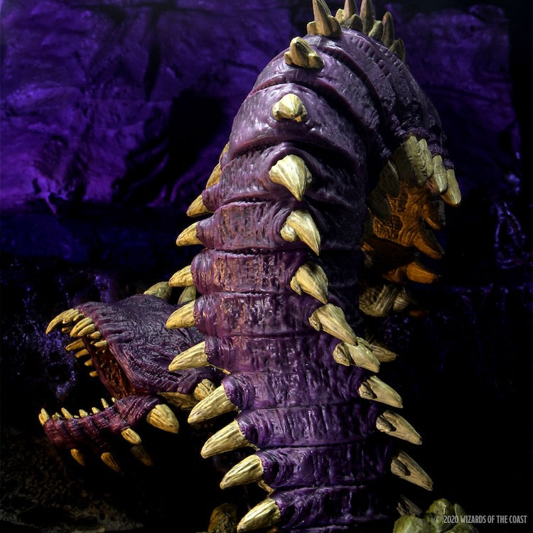D&D Icons of the Realms: Fangs and Talons - Purple Worm