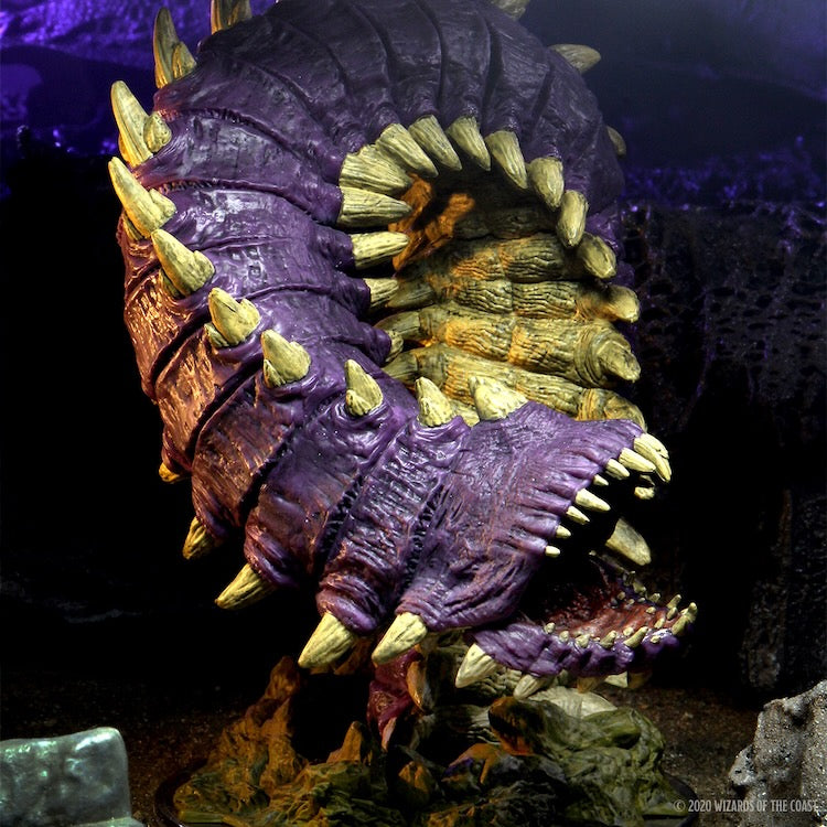D&D Icons of the Realms: Fangs and Talons - Purple Worm