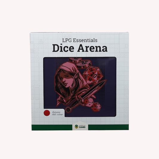 Dice Arena (Deep Blue / Burnt Burgundy)