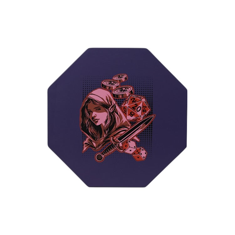 Dice Arena (Deep Blue / Burnt Burgundy)