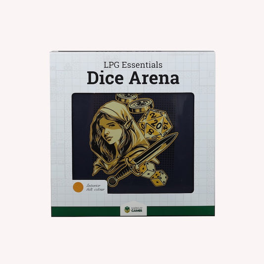 Dice Arena (Vibrant Blue / Brass)