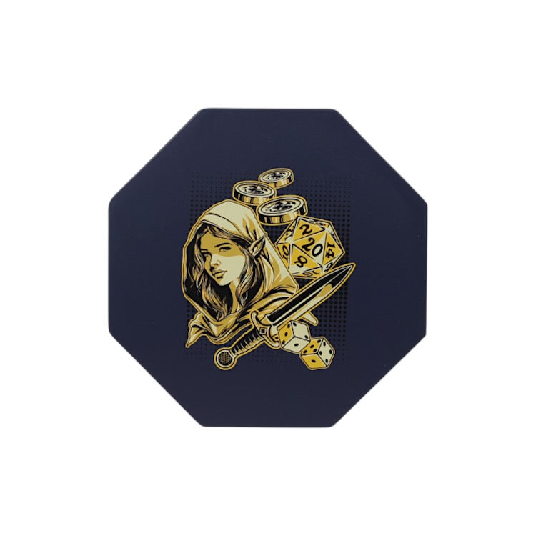 Dice Arena (Vibrant Blue / Brass)