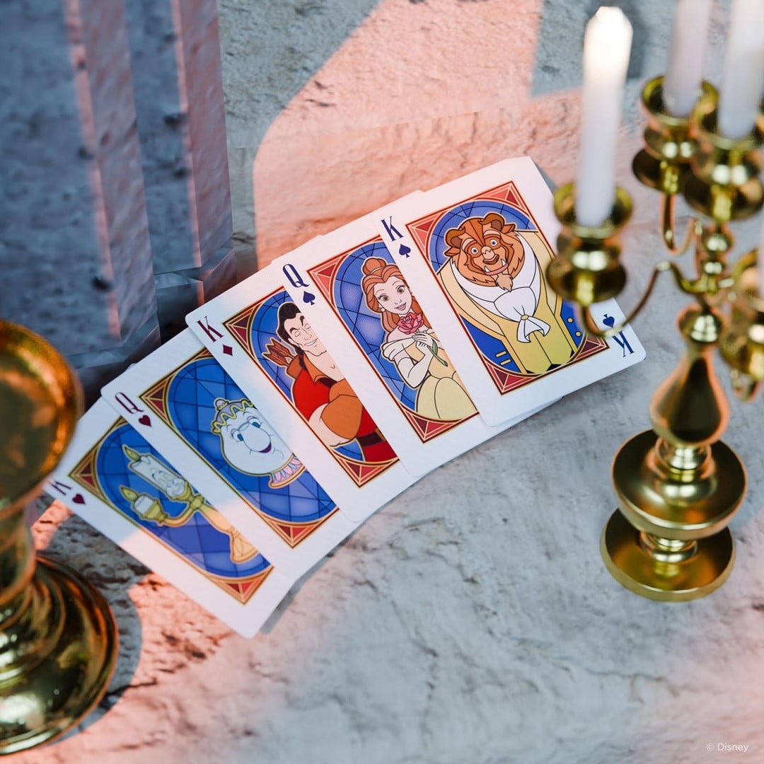 Disney Beauty and the Beast Inspired Playing Cards