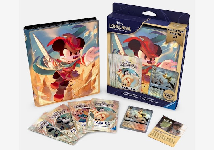 [1 PER PERSON LIMIT] Disney Lorcana - Mickey Fabled Collection Starter Set