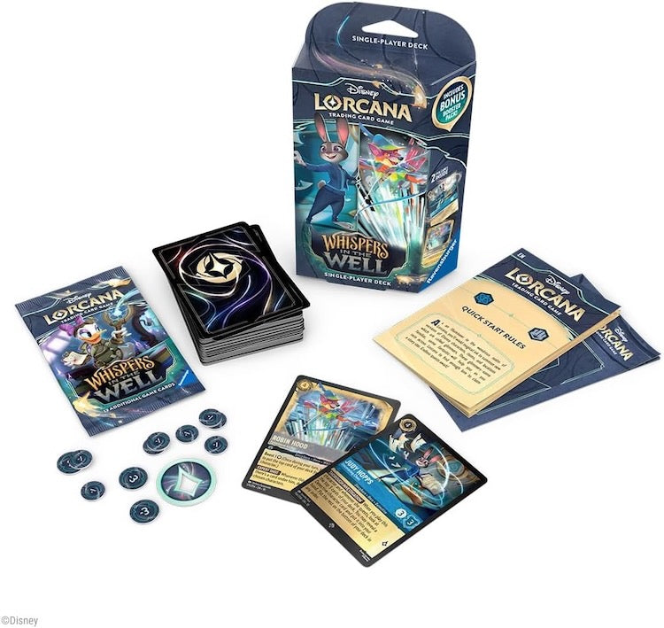 Disney Lorcana - Whispers in the Well: Judy Hopps & Robin Hood - On The Case Starter Deck