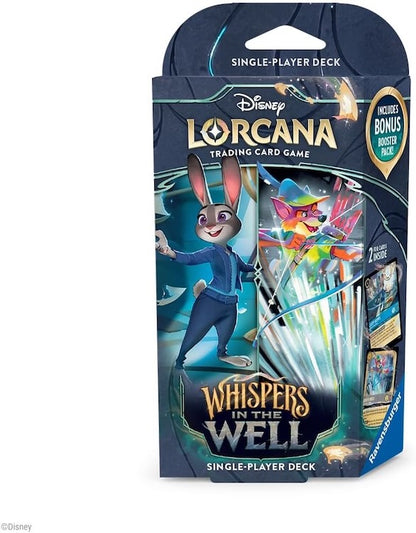 Disney Lorcana - Whispers in the Well: Judy Hopps & Robin Hood - On The Case Starter Deck