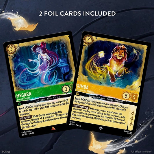 Disney Lorcana - Whispers in the Well: Simba & Megara - Spectacular Specters Starter Deck