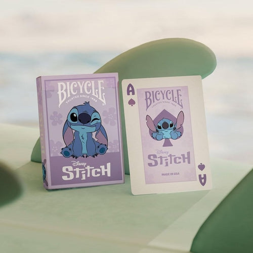 Disney Stitch Inspired Playing Cards, Purple by Bicycle