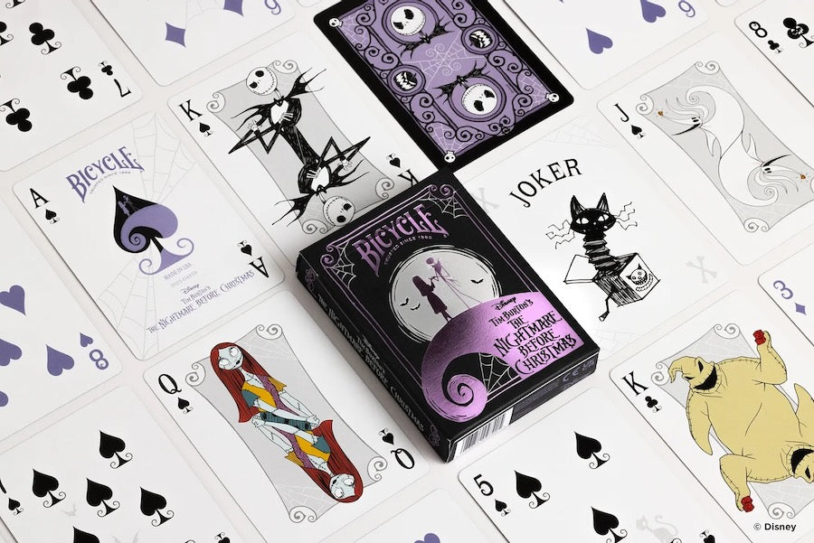 Disney Tim Burton's Nightmare Before Christmas Playing Cards by Bicycle