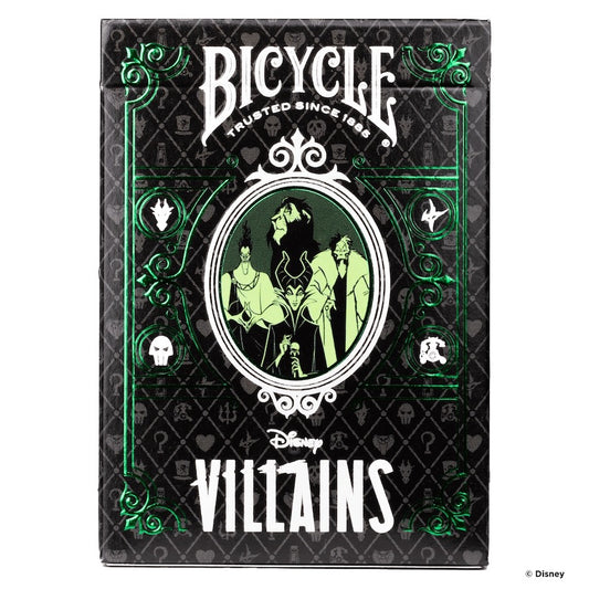 Disney Villains Inspired Playing Cards by Bicycle (Green)