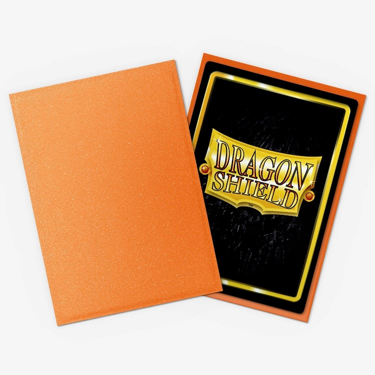 Dragon Shield - Amber - Matte Sleeves - Standard Size