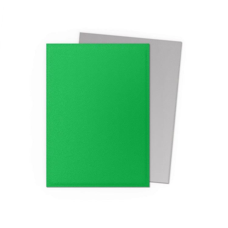 Dragon Shield - Apple Green & Silver - Matte Dual Sleeves - Standard Size