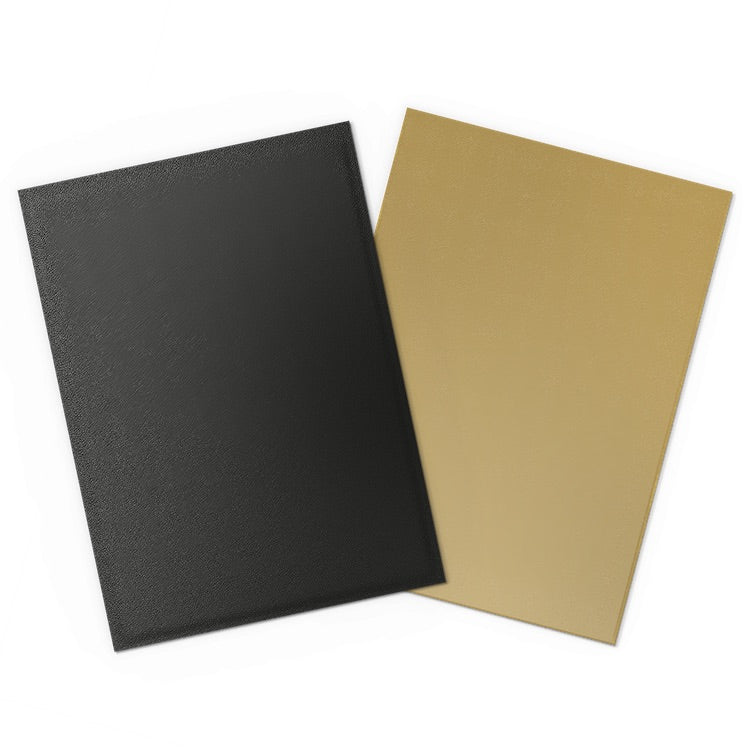 Dragon Shield - Black & Gold - Matte Dual Sleeves - Standard Size