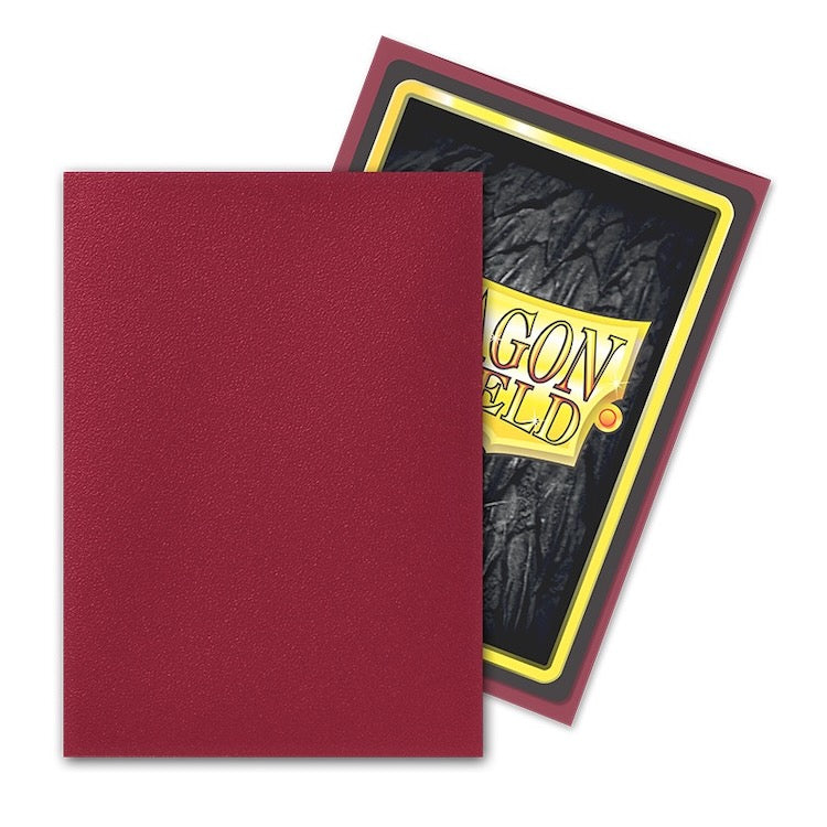 Dragon Shield - Blood Red - Matte Sleeves - Standard Size