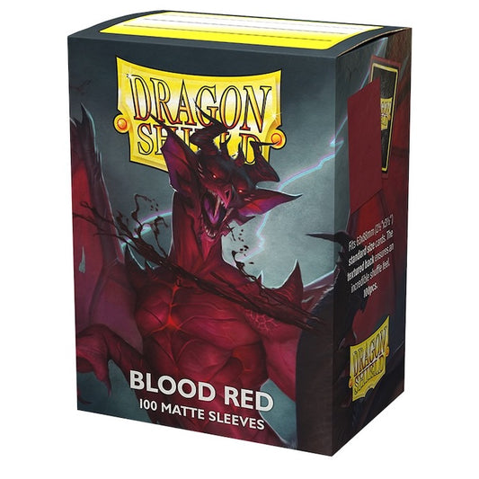 Dragon Shield - Blood Red - Matte Sleeves - Standard Size