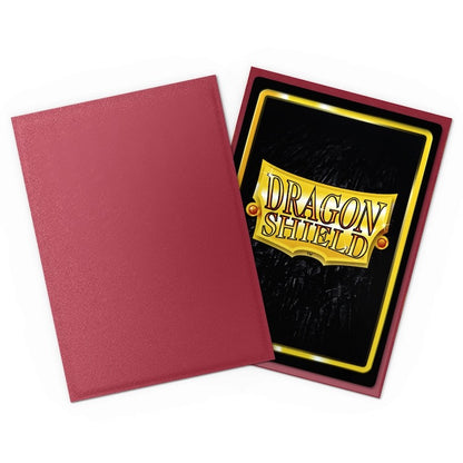 Dragon Shield - Blood Red - Non-Glare - Matte Sleeves - Standard Size