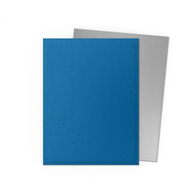 Dragon Shield - Cobalt & Silver - Matte Dual Sleeves - Standard Size