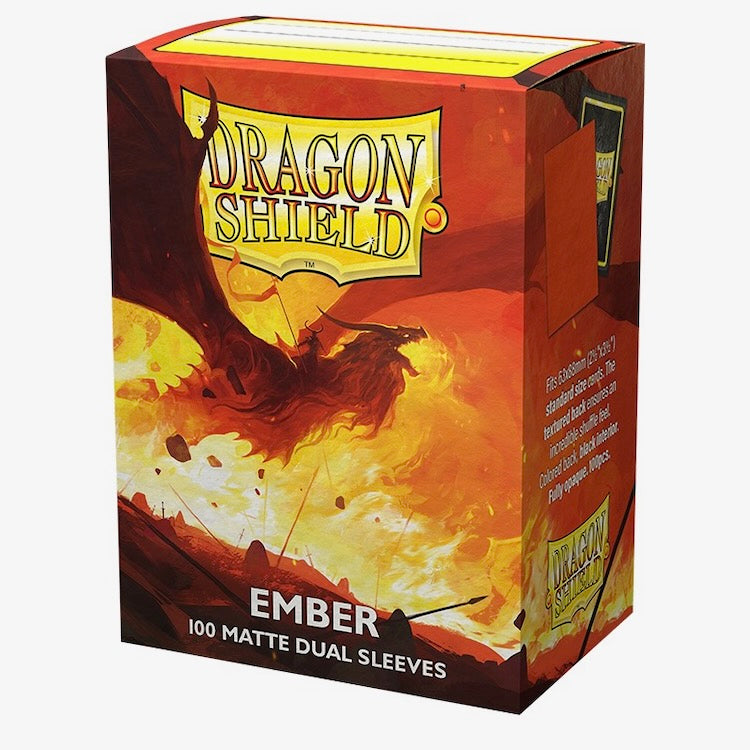 Dragon Shield - Ember - Matte Dual Sleeves - Standard Size