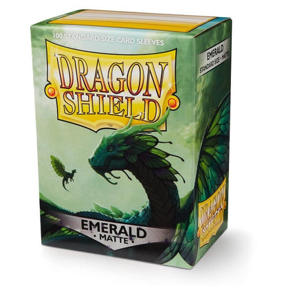 Dragon Shield - Emerald - Matte Sleeves - Standard Size