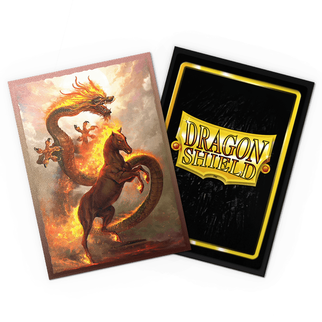 Dragon Shield - Fire Horse 2026 - Matte Dual Art Sleeves - Standard Size