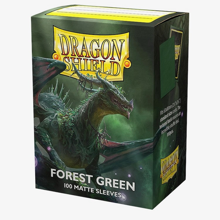 Dragon Shield - Forest Green - Matte Sleeves - Standard Size