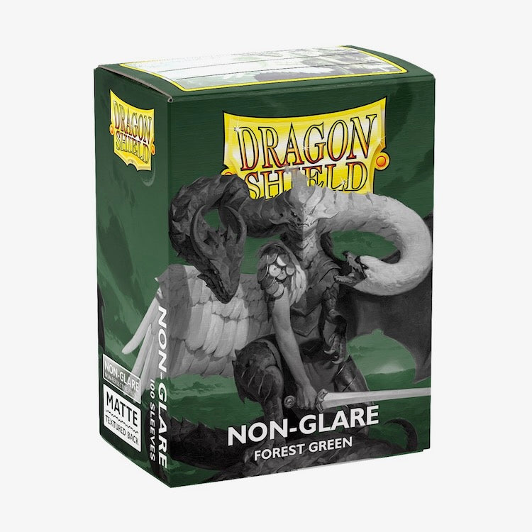 Dragon Shield - Forest Green - Non-Glare - Matte Sleeves - Standard Size