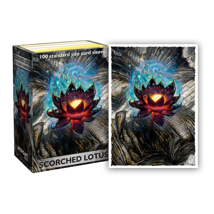 Dragon Shield - Scorched Lotus - Matte Art Sleeves - Standard Size