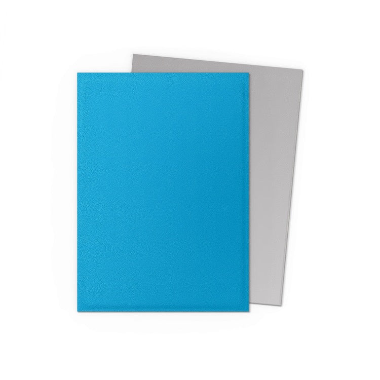 Dragon Shield - Sky Blue & Silver - Matte Dual Sleeves - Standard Size