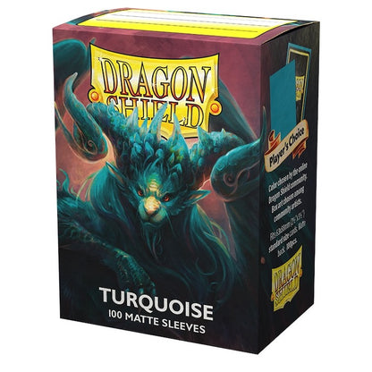 Dragon Shield - Turquoise - Matte Sleeves - Standard Size