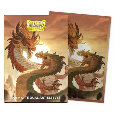 Dragon Shield - Wood Snake 2025 - Matte Dual Art Sleeves - Standard Size